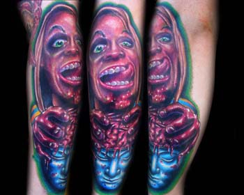Tattoos - Josh Woods - brain eaters